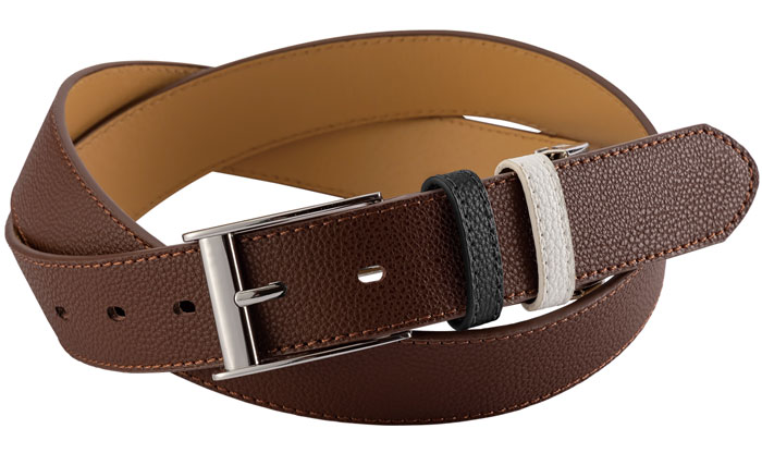 棕色高爾夫皮帶定制