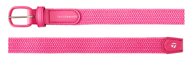 粉色編織女士腰帶